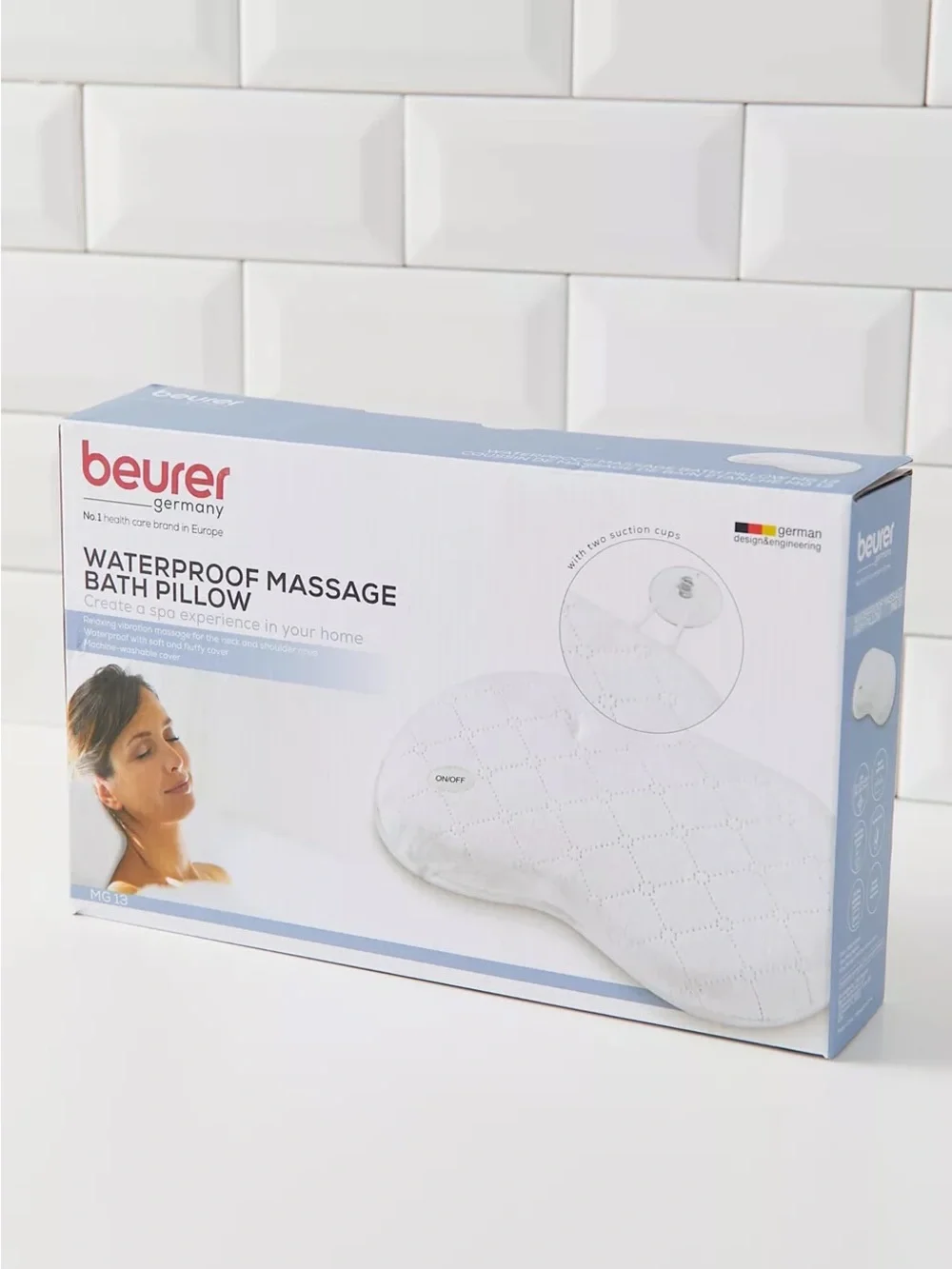 New🌟Urban Outfitters-Beurer Waterproof Massage Bath Pillow
